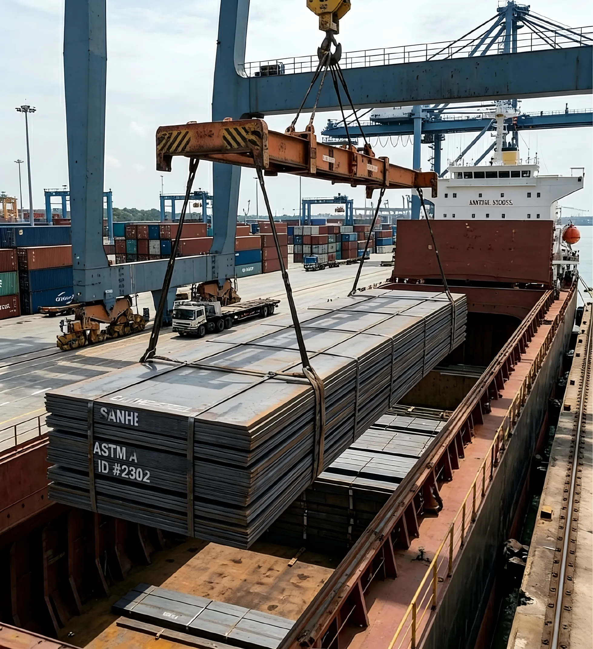 Sanhe Steel's overseas delivery of high-strength sheet metal breaks records, with ASTM standards integrated into the core engine