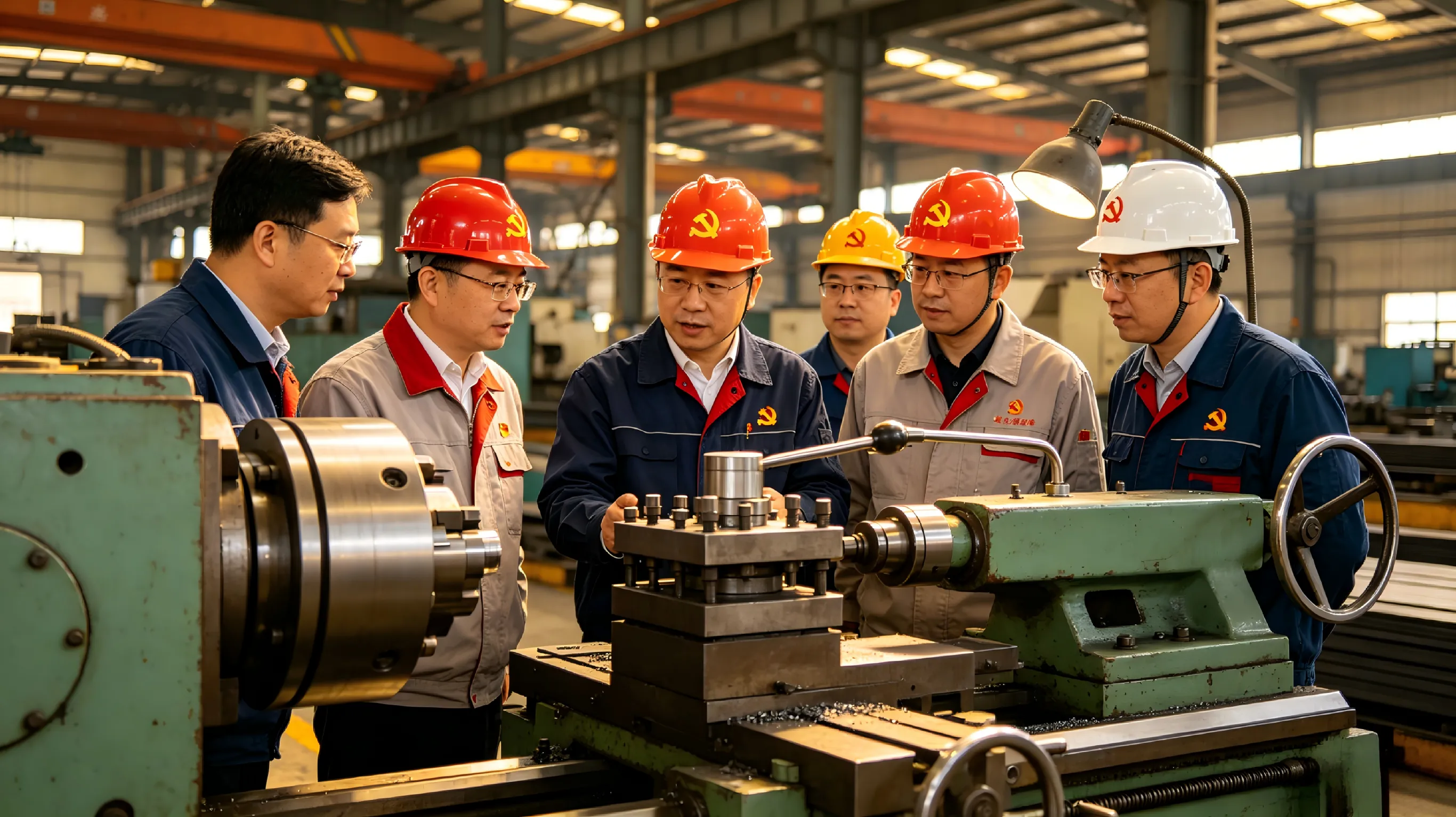 Party building empowers production, improves quality, and enhances the production process of steel plates and coils