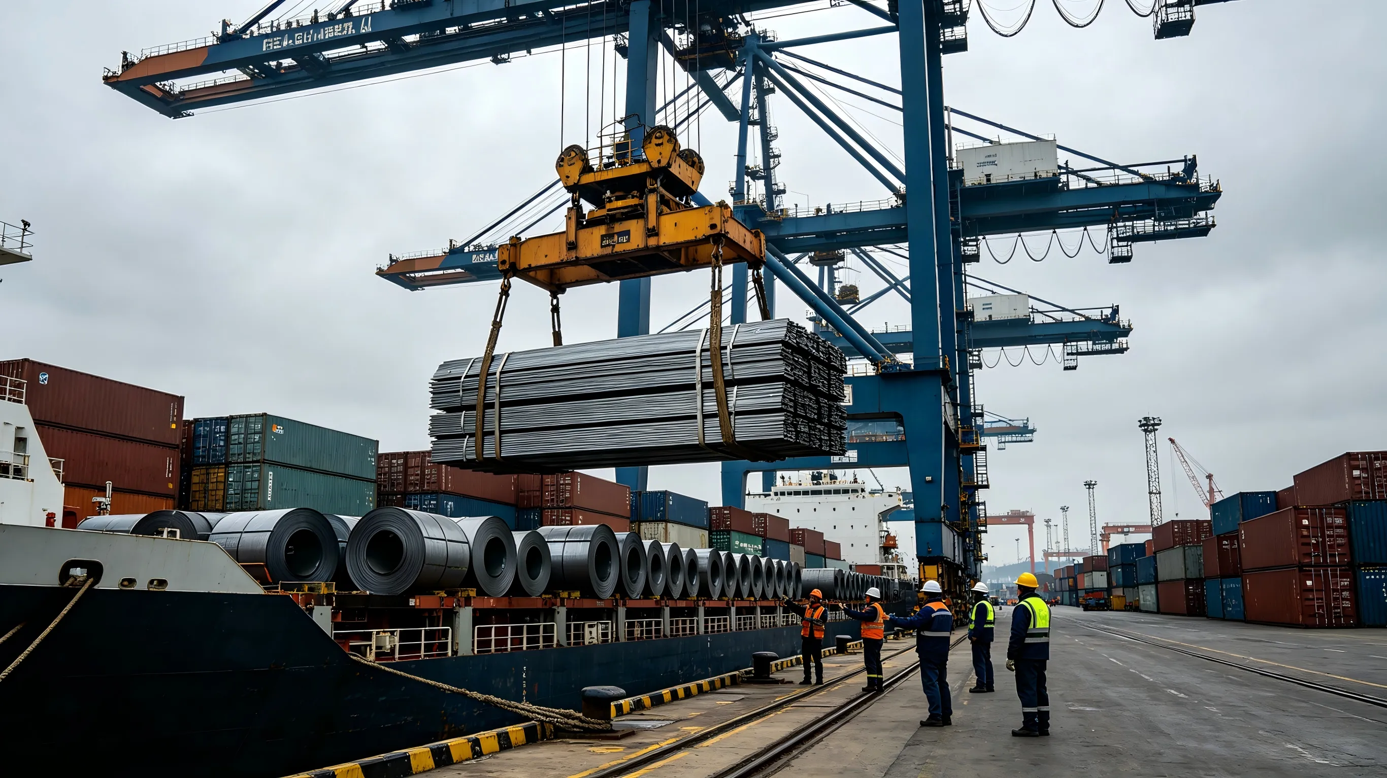 Continuously expanding foreign trade channels, Sanhe Steel customizes steel plates and coils for mass overseas delivery