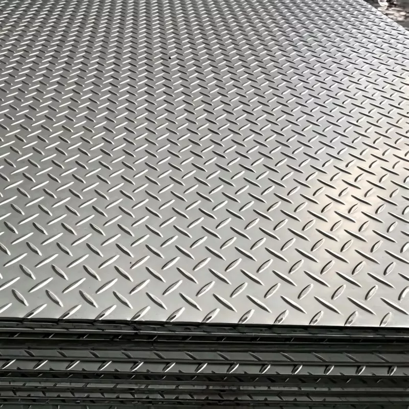 Anti Slip Diamond Pattern Checkered Steel Plate