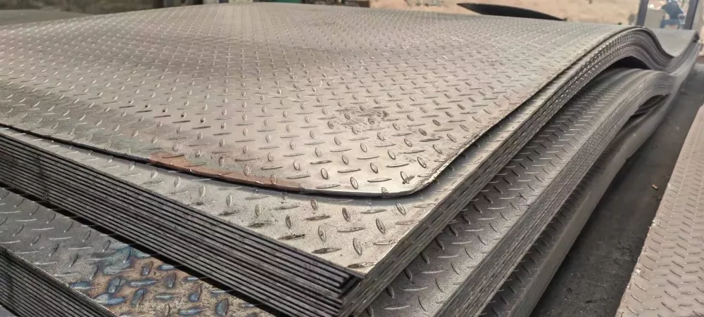 Anti Slip Diamond Pattern Checkered Steel Plate