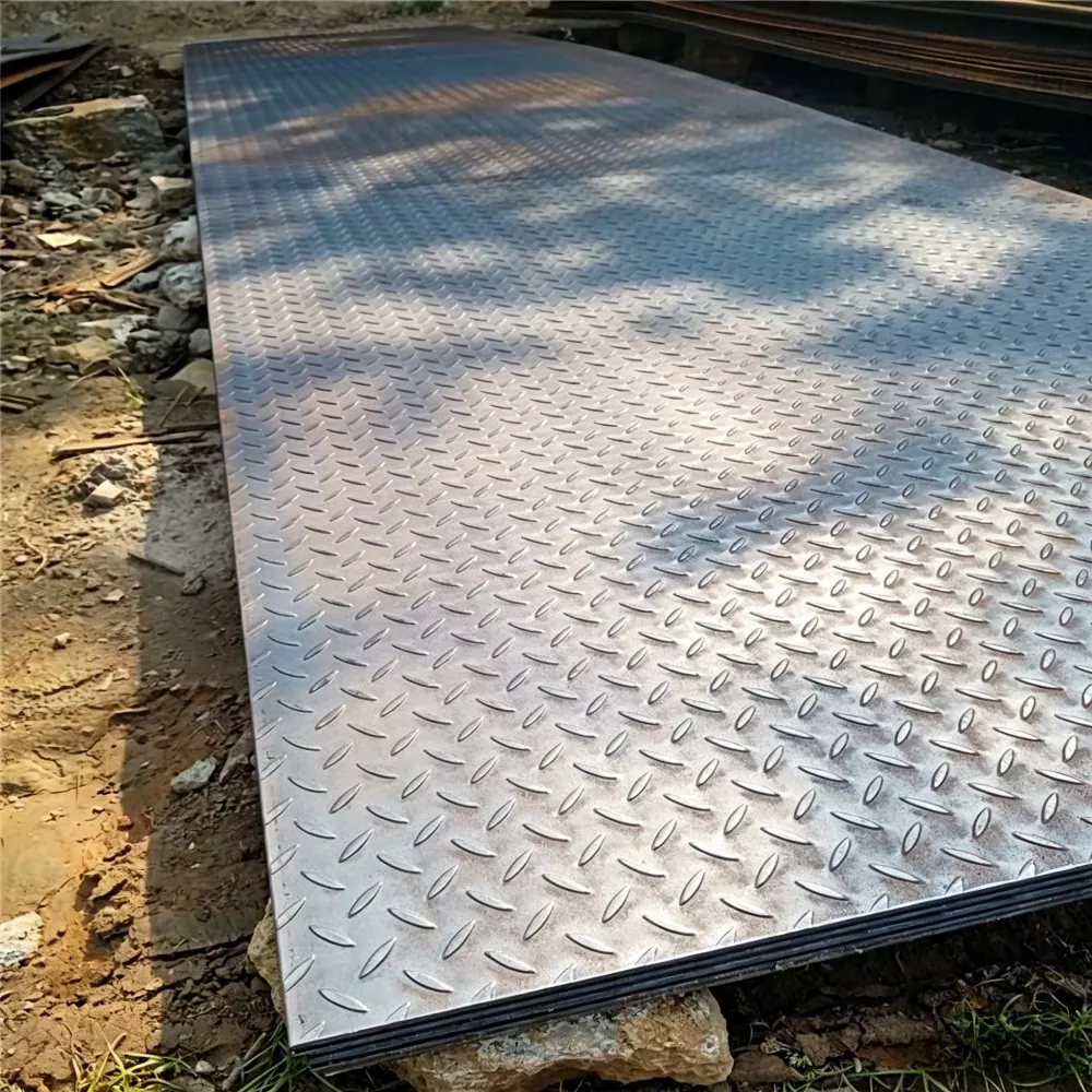 Anti Slip Diamond Pattern Checkered Steel Plate